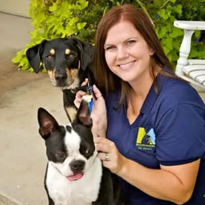 Laura and her dog